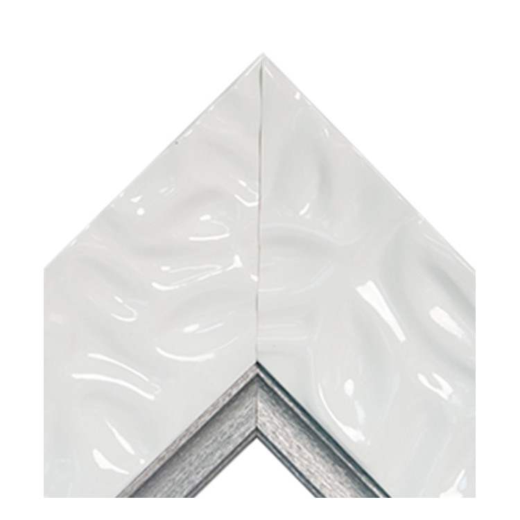 Calm Waters White Platinum Crown Textured