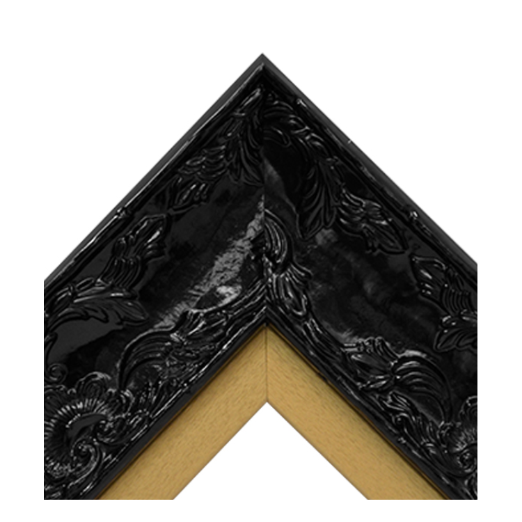 Renaissance Black Gloss-Gold Textured