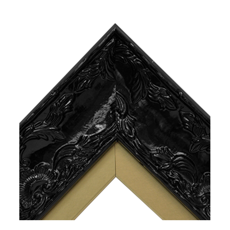 Renaissance Black Gloss-Metallic Gold