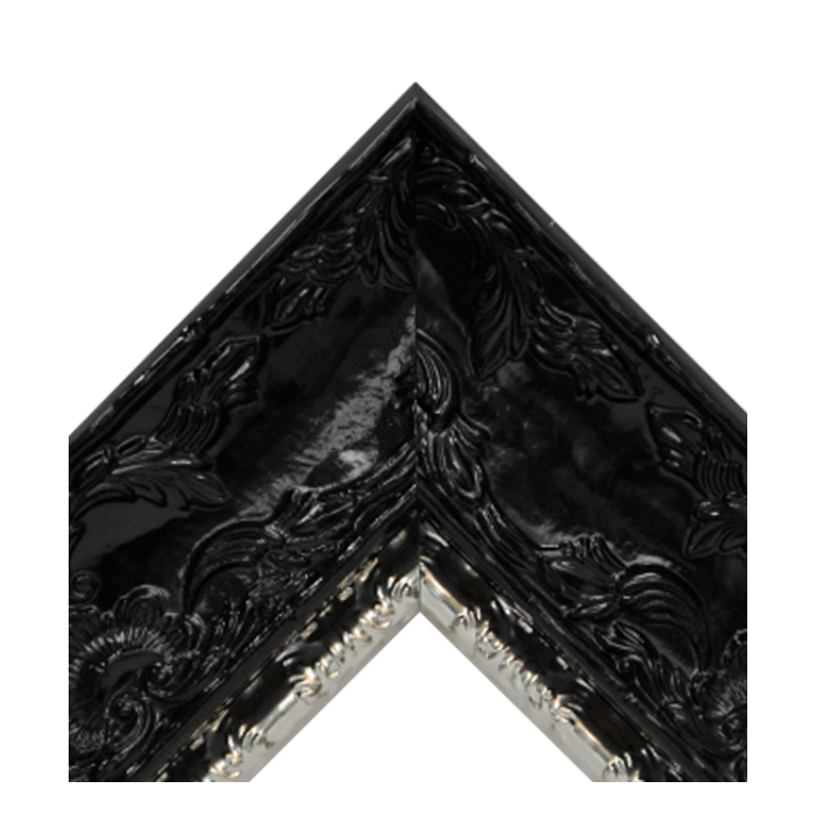 Renaissance Black Gloss-Metallic Silver